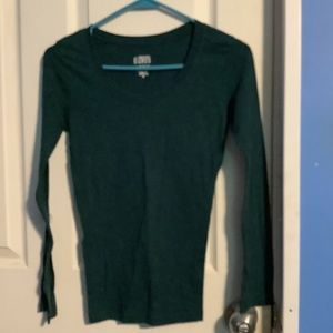 Women’s Active Basic Long sleeved Dark green Top Size S